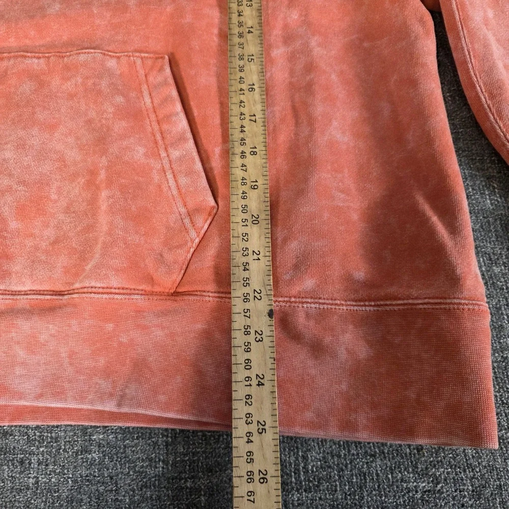 Jordan Flight Essentials Oversized Hoodie Orange Acid Wash DX0442-812 Mens L